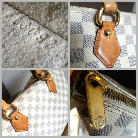 Louis Vuitton Damier Azur Saleya MM Bag & Matching Zippy Wallet - Picture 7 of 16